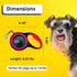 Dog Leash Retractable,Sturdy, Heavy-Duty, Tangle-Free, Soft,Anti-Slip Handle & Easy One Hand Brake for Puppy, Small, Medium, Large Breeds Dogs (Pi...
