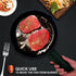 Handmade Leather Cast Iron Skillet Pan Handle Cover - Heat Resistant, Non-Slip, and Fits Most Cookware, for Your Cooking Needs - Made with Genuine...