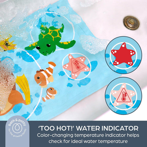 Dreambaby Anti-Slip Bath Mat with Too Hot Indicator...