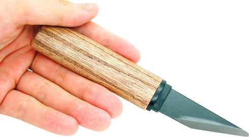 Kiridashi Craft Pocket Knife Japanese Steel Blade Wooden Handle with Sheath for Right-handed...