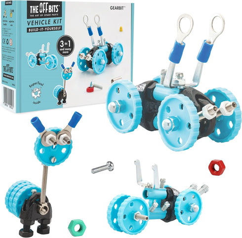 Vehicle Stem Building Toys, Educational Build Your Own Robot Toy for Kids Age 6 7 8 9+ Year Old Boys and Girls, Stem Toys Engineering Kit, Constru...