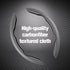 Amiss Car Carbon Fiber Anti-Skid Steering Wheel Cover, Segmented Protector, Butterfly Universal 99% Cover Interior Accessories (Grey)...