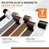Azobur Leather Repair Tape Patch Leather Adhesive for Sofas, Car Seats, Handbags, Jackets,First Aid Patch 2.4" X15' (Black)...