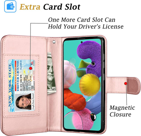 Takfox Galaxy A71 5G Case, for Samsung A71 5G Wallet Case, PU Leather 9 Card Slots ID Credit Card Holder Folio Flip Magnetic Detachable Phone Case...