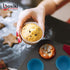 Boxiki Kitchen Non-Stick Steel 6 Cup Muffin Pan with Silicone Handles and Reusable Liners - Perfect for Baking Large Muffins and Cupcakes...