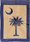 Evergreen Flag South Carolina Palmetto Garden Burlap Flag | Patriotic Garden Flag 12x18 Double Sided | State Garden Flags For Outside...