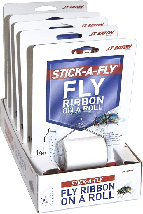 JT Eaton Stick-A-Fly 442 Ribbon on a Roll Fly Trap...