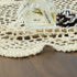 kilofly Crochet Cotton Lace Table Placemats Doilies Set, 2pc, Oblong, Beige,15 x 23 inch...