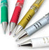 Pentel Hybrid Gel Grip Metallic Pen – 1.0mm Rollerball – Green, Gold, Red, Silver and White - Set of 5 - K230...