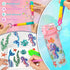 Decorate Your Own Water Bottle Kits for Girls Age 4-6-8-10,Mermaid Gem Diamond Painting Crafts,Fun Arts and Crafts Gifts Toys for Girls Birthday C...