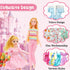 16 Pcs Doll Clothes and Accessories for Doll, 11.5 Inch Doll Outfit Collection Including 3 Short Skirts 2 Sequin Skirts 2 Sets 3 Tops 3 Pants 3 Fl...