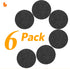 Urbanstrive 6 PCS Coasters Absorbent Felt Coasters for Drinks Bar Home, 4 Inch (Black Round)...