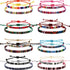 16 Pcs Boho Surfer Ankle Bracelet Set Surfer Bracelet Adjustable Waterproof Ethnic Bracelet Unisex Handmade Braided Bracelets Beach Colorful Thin ...