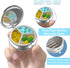 Pill Box, Small Metal Pill Case for Purse & Pocket, 3 Compartment Cute Portable Travel Pillbox Medicine Organizer, Pill Container Holder to Hold M...