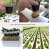 ORIMERC 25 Pack 3 inch Net Cup Pot with 25 feet Hydroponic Self Watering Wick & 25 Pcs Plant Label Aquaponics Mason Jar Insert Orchid Rimmed Nette...