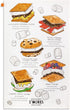 DEMDACO byDesign Serving Collection S'mores Recipe Ooey & Gooey 17 x 28 Cotton Twill Absorbent Kitchen Dish Hand Towel...