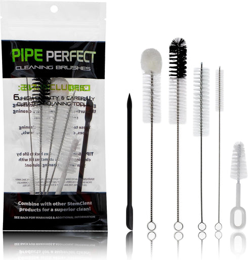 P.Perfect | Original | 6pcs Mid Sized Brush Pack, Pipe Cleaner for Small Pipe and Tube Cleaning Brush Kit...