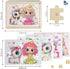 4-in-1 Princess Jigsaw Puzzles for Kids, Wood Puzzles for Kids Ages 3-5 48 Piece Wooden Puzzles for Toddlers 3-5, Wooden puzzles for toddlers, Ess...