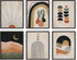 HAUS AND HUES Boho Prints Neutral Wall Art - Set of 6 Boho Mid Century Modern Wall Art, Aesthetic Prints for Wall Decor and Mid-Century Modern Art...