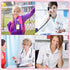 3 Pieces Cow Badge Reel Retractable Badge Reels Cute Name Badge Holder with Swivel Clip Funny Nurse Badge Reel for Office School Worker Doctor Nur...
