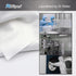 Double Knit 100% Polyester Wipers Light Weight Version (120GSM, 6"X6", 150pcs/bag) Cleanroom Cloth Wipes Laser Sealed Edge, Ultra-Soft (CP12006)...