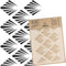 NAKLEO DIY Reusable Plastic Stencil - Art Deco Palm - Art Craft Wall Painting Pattern Template Scrapbooking Decoupage - Fabric Furniture Wood (15x...