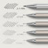 Mr. Pen- Metal Mechanical Pencil Set in Leather Case, 5 Sizes, 0.3, 0.5, 0.7, 0.9, 2mm, mechanical pencils, Sketching Pencils, Drafting Pencil, Me...