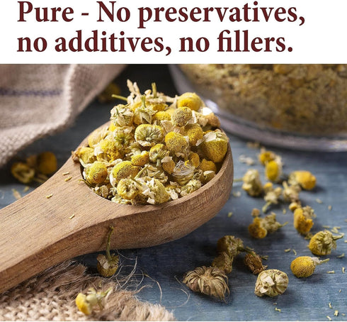 The Spice Way Chamomile Flowers - (1 oz) Loose Dried Chamomile...