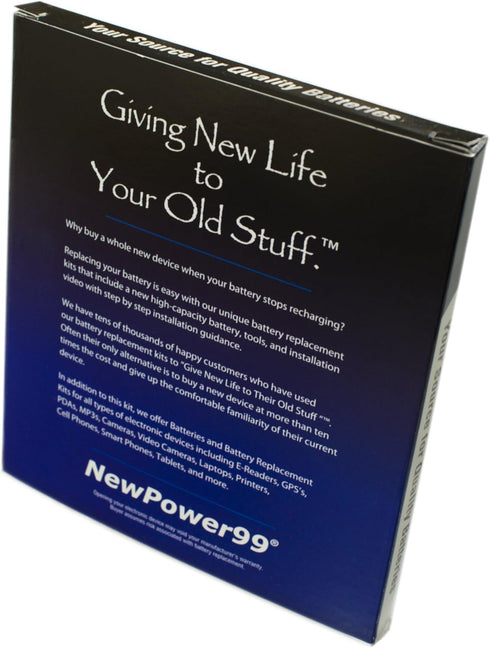 NP99sp Battery Kit for Logitech diNovo Edge Wireless Keyboard with Video Instructions, Tools, and Extended Life Battery from NewPower99...