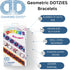 DIAMOND DOTZ ® DOTZIES - Geometric, Diamond Art Bracelet Making Kit Adults, DIY Bracelet Kit, Diamond Painting Bracelet Kit for Adults, Bracelet M...