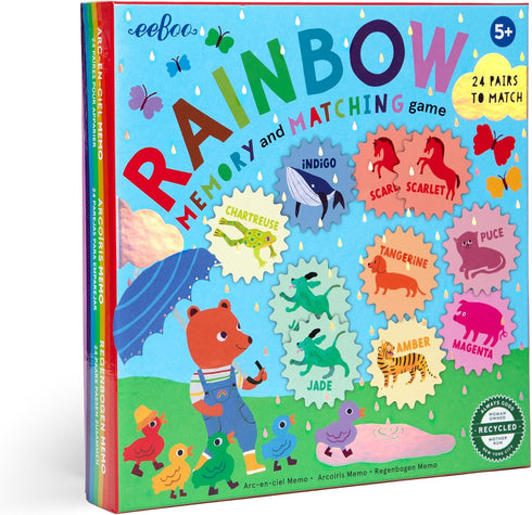 eBoo Rainbow Memory and Matching Game, 1 EA...