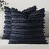 MIULEE Set of 2 Decorative Boho Throw Pillow Covers Linen Striped Jacquard Pattern Cushion Covers for Sofa Couch Living Room Bedroom 18x18 Inch Na...
