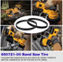 (4 Pack) 650721-00 BandSaw Rubber Tires Replacement Dewalt Band Saw Parts WM120 A02807 DCS374 DW328K D28770 D28770K...