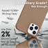 IceSword iPhone 12 Case and iPhone 12 Pro Case 6.1” (2020), Liquid Silicone Case Cover, Soft Microfiber Cloth, Matte Light Brown Beige Warm Tan,Ge...
