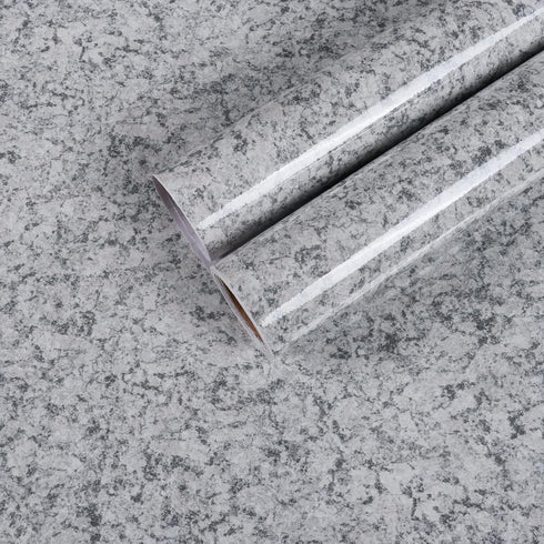 Grey Granite Countertop Contact Paper for Countertops Waterproof Granite Peel and Stick Wallpaper 17.7"x100" Self Adhesive Removable Counter Top S...