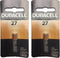 DURACELL 2X MN27 Alkaline 12V Battery G27A, A27, GP27A Key Fobs Remotes...
