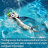 Dog Soccer Balls Toy with Bell Inside, Outdoor Interactive Dog Toys for Tug of War, Puppy Birthday Gifts, Dog Water Toy, Durable Ropes Squeaky Soc...
