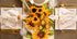 DII Table Top Décor Collection Spring & Summer Table Runner, 14x108, Rustic Sunflowers Print...