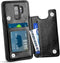 HianDier Wallet Case for Galaxy S9 Plus, Slim Protective Case with Credit Card Slot Holder Flip Folio Soft PU Leather Magnetic Closure Cover Compa...