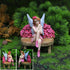 Fairy Garden Accessories - Mini Fairy Figurines with Flower Chair, Fairy Toys Gifts for Girls, Fairies Miniatures for Fairy Garden Decor, Fairy Bi...