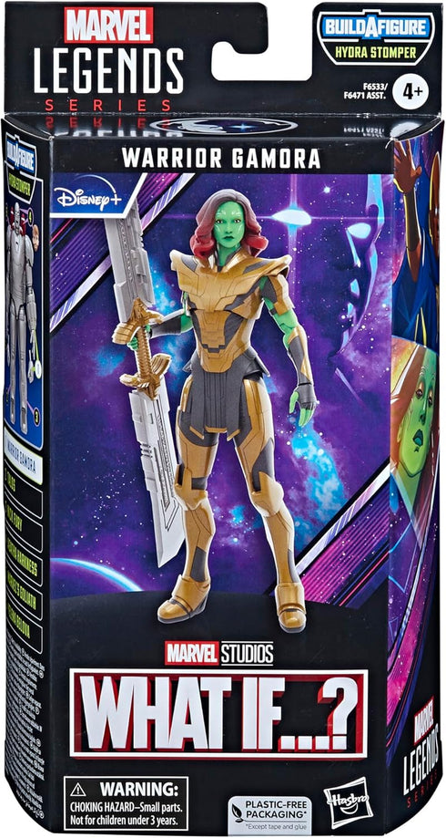 Marvel Legends Series Warrior Gamora, What If...? Collectible 6-Inch Action Figures, Ages 4 and Up...