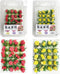 Cayway 2 Color Flower Vegetation Groups Flower Cluster Model Grass Tufts Set Miniature Static Scenery Model for DIY Architecture Building Garden S...