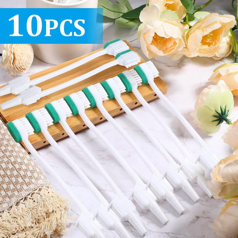 10 Pcs Suction Swab Toothbrush Care Swab Suction Toothbrush Disposable Oral Swabs Toothbrush for Suction Machine Sponge Disposable Individually Wr...