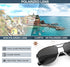 CARFIA Classic Metal Mens Sunglasses - Polarized Sunglasses UV Protection Acetate Arms CA5397...