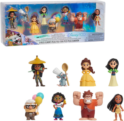 Disney100 Years of Defying Odds Celebration Collection Limited Edition 8-piece Figure Pack, Kids Toys for Ages 3 Up by Just Play...
