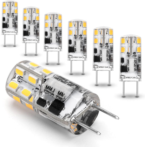 0-100% Dimmable G8 Led Bulbs 3W 4000K Natural White,Replace G8 20 Watt 25 Watt Halogen,120V G8 2Pin Led Light Bulb T4 JCD Type for Under Cabinet K...