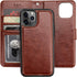 Bocasal for iPhone 11 Pro Wallet Case with Card Holder PU Leather Magnetic Detachable Kickstand Shockproof Wrist Strap Removable Flip Cover for iP...