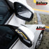 UYYE 2 Pcs Car Side Mirror Rain Visor Guard, Car Accessories,PVC Car Rear View Mirror Rain Eyebrow, Waterproof Auto Mirror Rain Visor Guard for Mo...