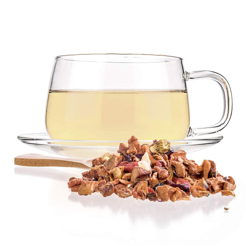 Tealyra - Tropical Harvest - Dragon Fruit - Sea Buckthorn - Goji - Pineapple - Cranberry - Fruity Herbal Loose Leaf Tea - Caffeine Free - Hot or I...