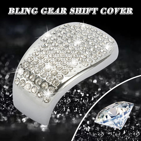 TOMALL Bling Gear Shift Knob Cover Compatible with Honda Civic 11th 2022-2023 for CRV 2023-2024 Diamond Crystal Auto Decorative Accessories for Ca...